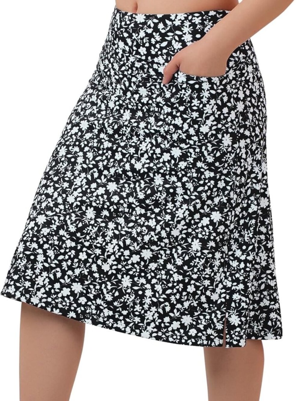 Knee Length Women's Skorts with Pockets | 24" Casual & Stylish Skirt Shorts